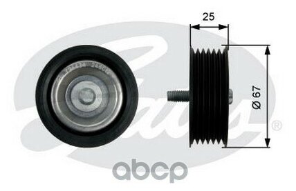 Ролик Ремня Приводного Mb M278/M157 10- Gates арт. T36434