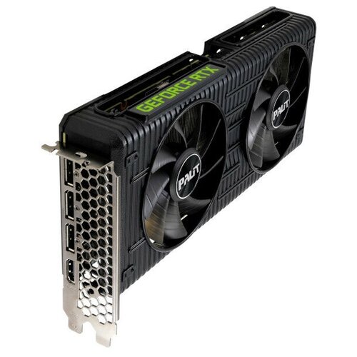 Palit GeForce RTX 3060 Dual OC 12Gb 1837Mhz PCI-E 4.0 12288Mb 15000Mhz 192 bit HDMI 3xDP HDCP NE63060T19K9-190AD