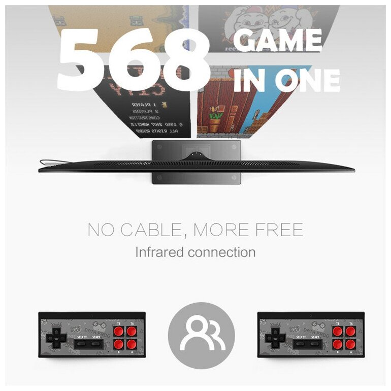 Игровая ретро приставка Data Frog Y2 HD Plus HDMI Стик 8 bit Nes Retro ...