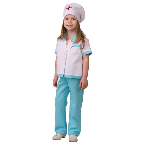 Батик Карнавальный костюм Медсестра госпиталя, рост 104 см 5706-1-104-52 1 шт детский игрушечный стетоскоп