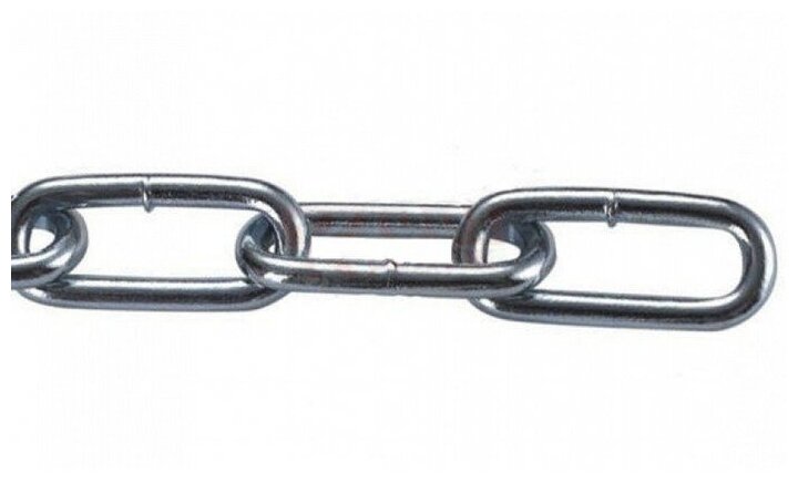 Длиннозвенная цепь Металлсервис DIN 763, 5 мм, оцинкованная, 32 м 1227107 . - фотография № 3