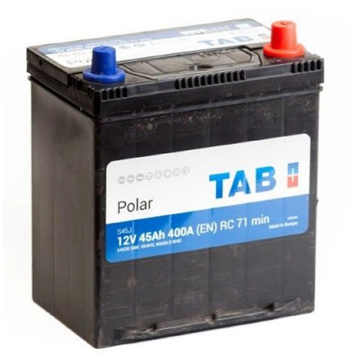 TAB POLAR 5452384 Аккум TAB POLAR 45A о/п яп.тонк.кл.с переходн.