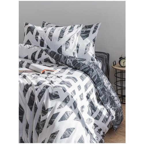 Постельное белье 2 спальное, DREAM CITY, 2 наволочки 50х70, миткаль, 100% хлопок