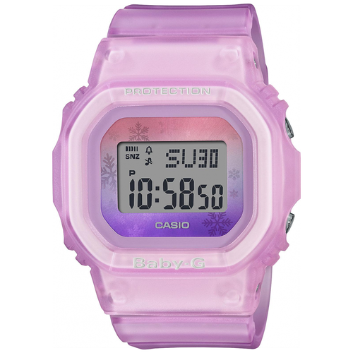 Наручные часы CASIO Baby-G, розовый toy digital pairing time for children hour minute second time cognition early preschool teaching aids toys