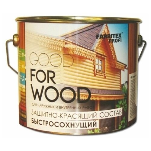 Деревозащитное средство Farbitex Профи Wood Тик, 2,7л