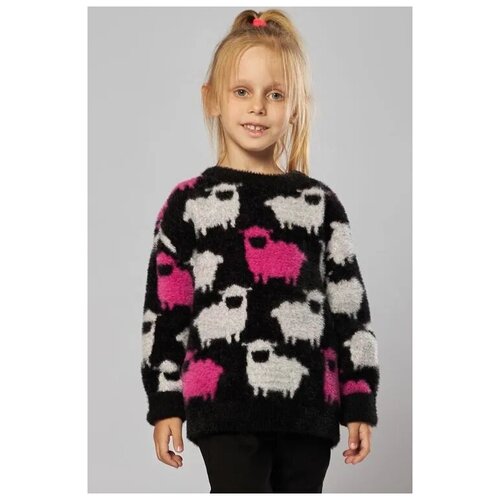 фото Свитер deloras, размер 98 см, белый, 19300