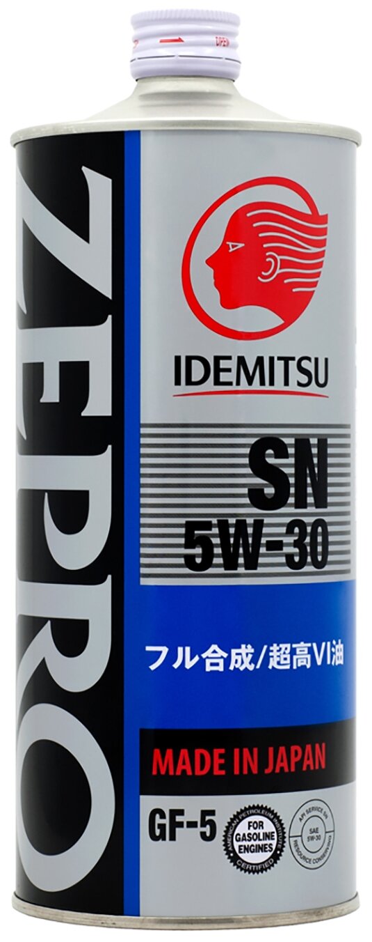 Масло моторное Idemitsu ZEPRO TOURING 5W-30 1л синт. API SN/GF-5