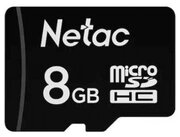 Карта памяти Netac P500 MicroSDHC 8Gb Class 10 UHS-I 80MB/s (NT02P500STN-008G-S)