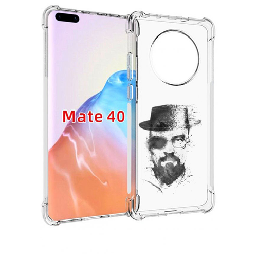 Чехол MyPads загадочный человек для Huawei Mate 40 / Mate 40E задняя-панель-накладка-бампер