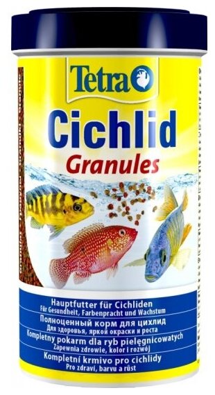 Корм для рыб Tetra Cichlid Granules для цихлид, гранулы 500мл