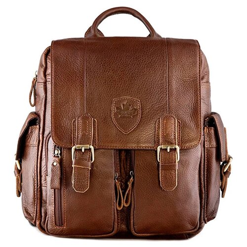 фото Рюкзак из натуральной кожи модель гарвард znixs