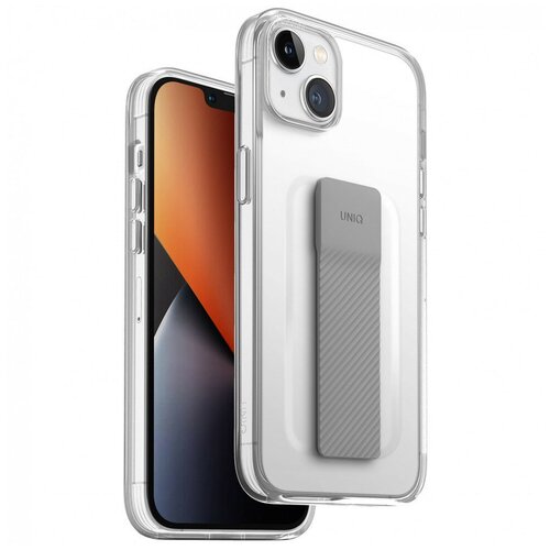 Чехол Uniq Heldro Mount + Band для iPhone 14 Plus, цвет Прозрачный (Clear) (IP6.7M(2022)-HELMCLR)