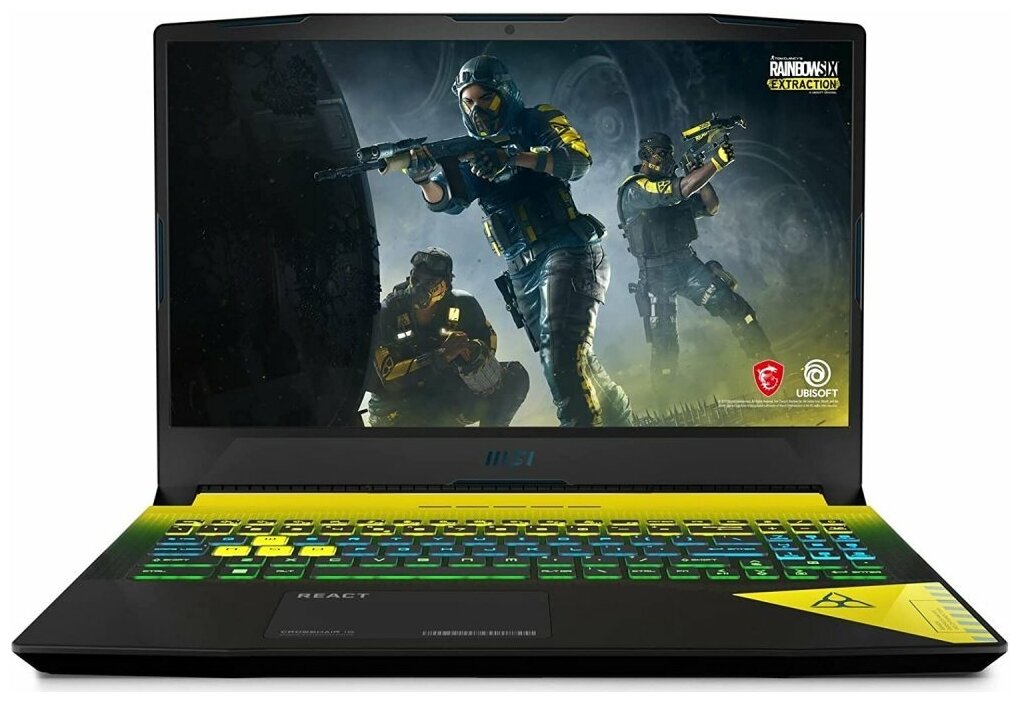 Ноутбук MSI Crosshair 15 Rainbow 6 Extraction Edition Intel Core i7 12700H 17GHz156165Hz2560x1440RTX 307016GB1TB SSDWin 11 Home B12UGZ-050 14320000₽