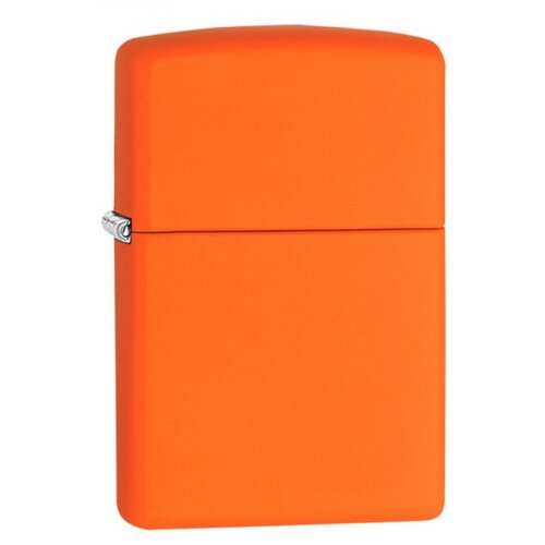 Zippo Classic с покрытием Orange Matte, латунь/сталь, оранжевая, матовая, 36x12x56 мм