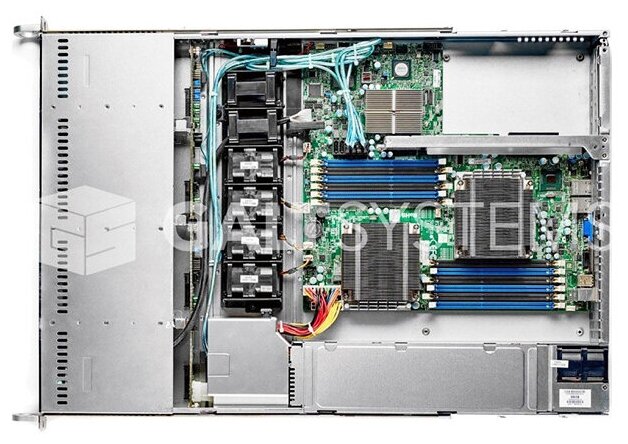 Сервер под 1с Supermicro SYS-6016T CSE-815 Intel E5645x2 X8DTU-F 32GB DDR3 ECC RDIMM 1333MHz softRaid IPMI 1х560W Ethernet 2х1Gb/s 4х3,5"