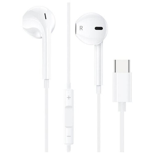 Наушники внутриканальные Celebrat G16 кнопка ответа кабель 12м цвет белый 57000₽