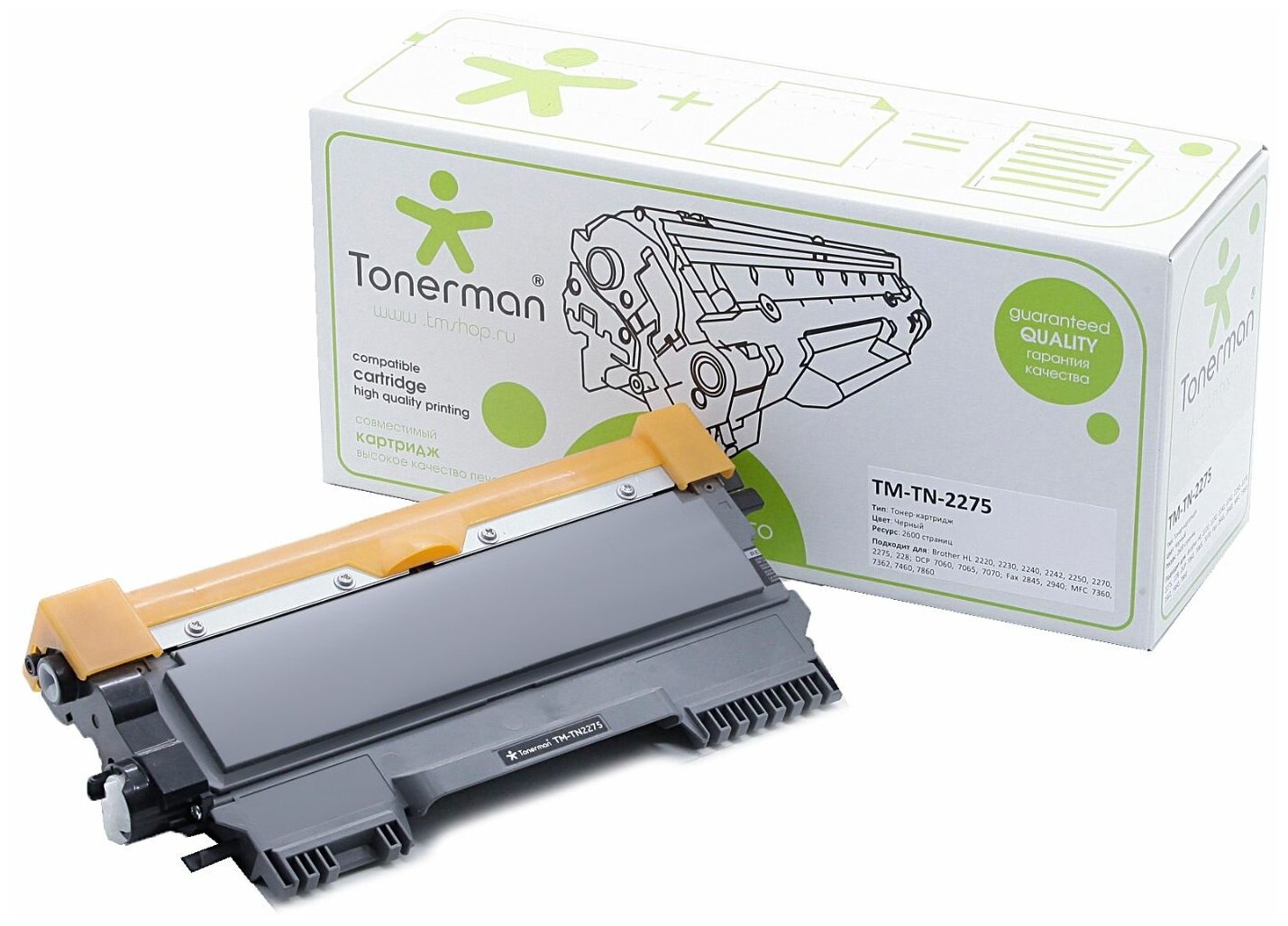 Картридж Tonerman TN-2275 для Brother HL 2220, 2270; DCP 7060; Fax 2845; MFC 7360