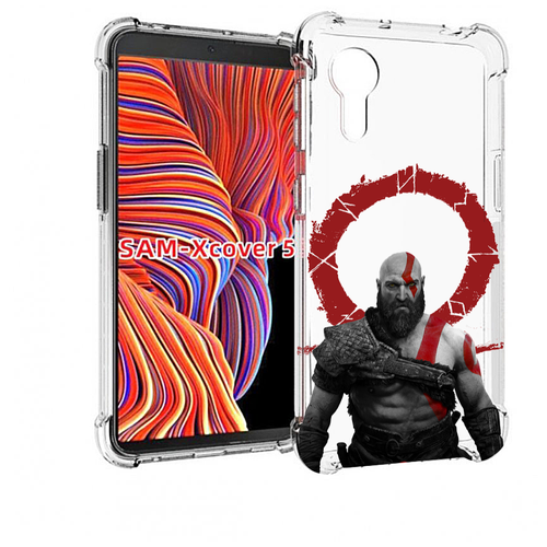 Чехол MyPads God-of-War для Samsung Galaxy Xcover 5 задняя-панель-накладка-бампер чехол mypads god of war iii для samsung galaxy m04 задняя панель накладка бампер