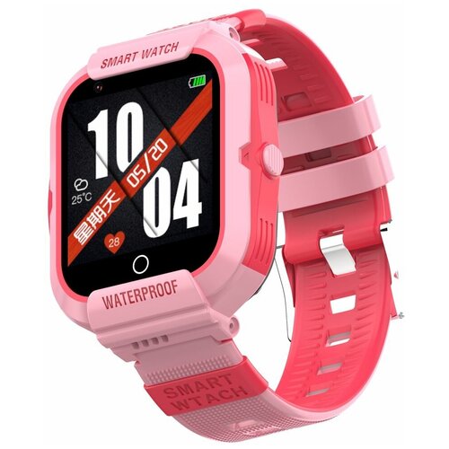 Наручные умные часы Smart Baby Watch Wonlex CT14 розовые, электроника с GPS, аксессуары для детей