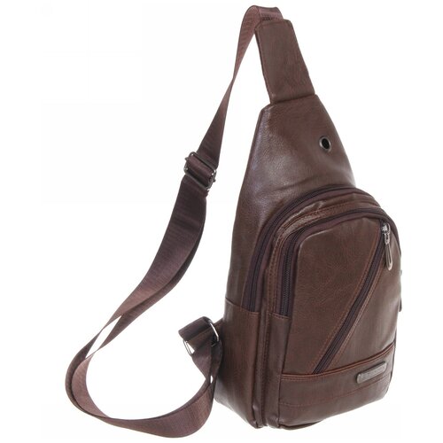 фото Сумка мужская "creative hardy" цвет коричневый два отделения и карман 29*17*5,5см ультрамарин