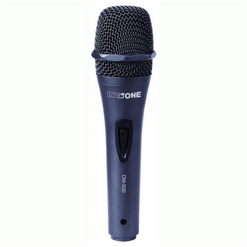 INVOTONE DM500 - микрофон динамический кардиоидный 60 16000 Гц, -50 дБ, 600 Ом, выкл. 6 м кабель. микрофон микрофон беспроводной микрофон для караоке беспроводной динамический кардиоидный 6 3 мм м 1