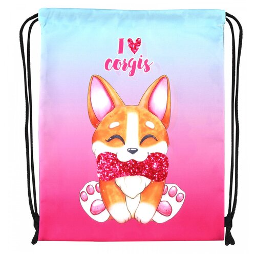 Сумка для обуви кокос Corgi Love, 35*43 см 214568