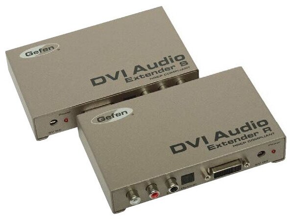 Передача по витой паре DVI Gefen EXT-DVI-AUDIO-CAT5