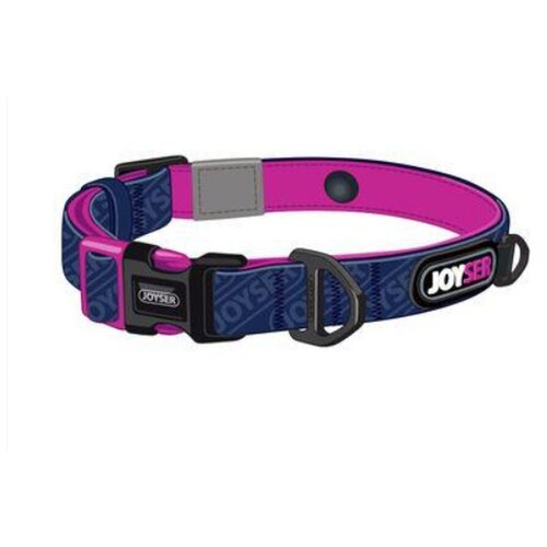 JOYSER 8005J Ошейник для собак Walk Base Collar S синий с розовым