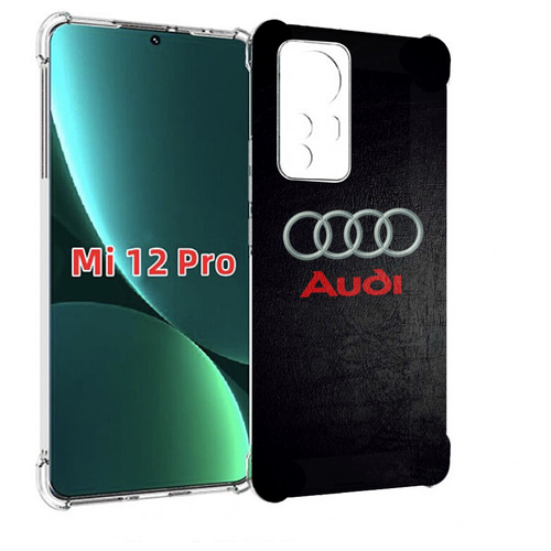 Чехол MyPads audi ауди 6 мужской для Xiaomi 12S Pro задняя-панель-накладка-бампер