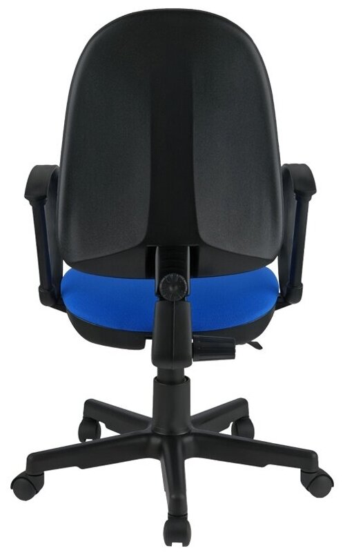 Компьютерное кресло Helmi HL-M30 Престиж для оператора, обивка: текстиль, цвет: черный/синий - фотография № 10