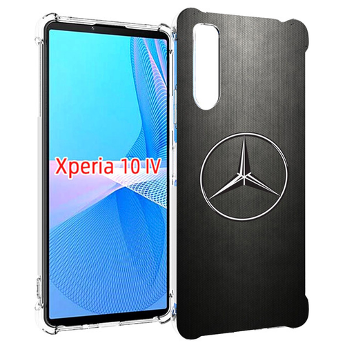 Чехол MyPads mercedes мерседес 3 мужской для Sony Xperia 10 IV (10-4) задняя-панель-накладка-бампер