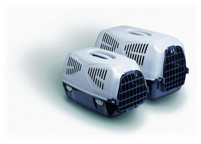 Клиппер-переноска для кошек и собак MPS Sirio Little 33.5х31х50 см серый - фотография № 3