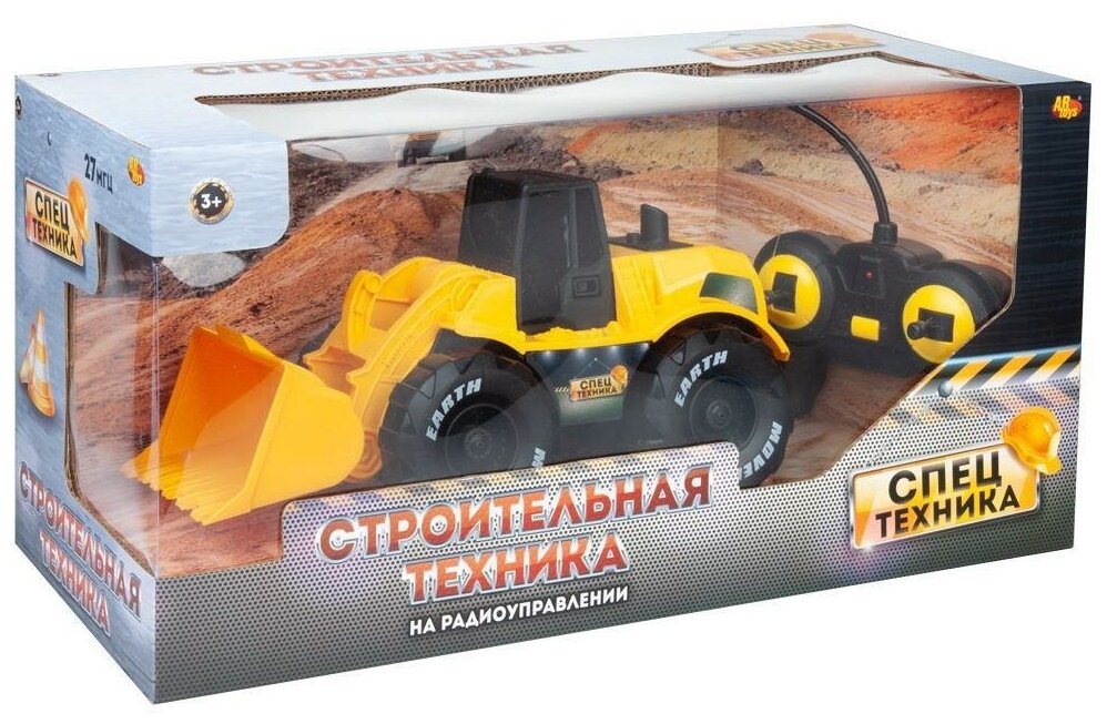 Спецтехника "Трактор с ковшом" 1:16, р/у Abtoys C-00377