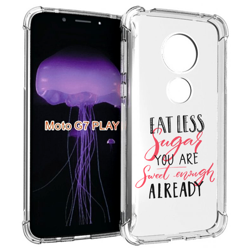 Чехол MyPads мотивация-цитаты для Motorola Moto G7 Play задняя-панель-накладка-бампер чехол mypads мотивация цитаты для motorola moto g22 4g задняя панель накладка бампер