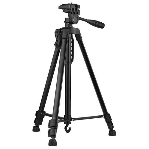 Штатив (142 см) для телефона и камеры с раздвижной треногой Tripod 3366 (Цвет Черный)