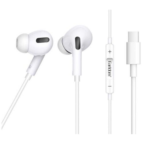 Гарнитура Earldom ET-E32 Type-C громкость - вставная 12м белый 35000₽