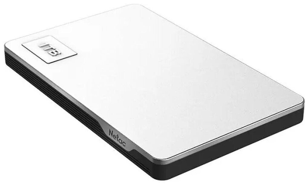 Внешний жесткий диск HDD Netac 4 TB K338 серебро/серый, 2.5", USB 3.0