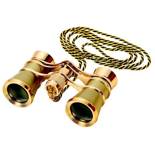 Бинокль театральный Kromatech БТ 3x25 с цепочкой золотистый 2390₽