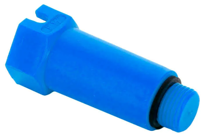 Заглушка 1/2Н Пластиковая синяя ( уапковка-5 шт)