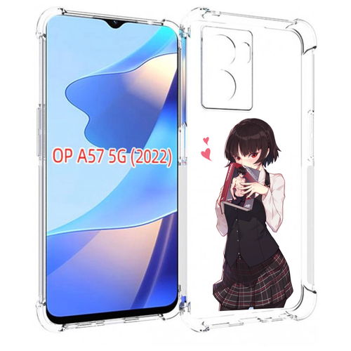 Чехол MyPads Persona 5 - Makoto Niijima для OPPO A57 5G(2022) задняя-панель-накладка-бампер чехол mypads persona 5 makoto niijima для xiaomi poco m4 5g задняя панель накладка бампер