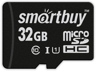 Карта памяти (SMARTBUY (SB32GBSDCL10-01LE) MicroSDHC 32GB Class10 LE + адаптер)