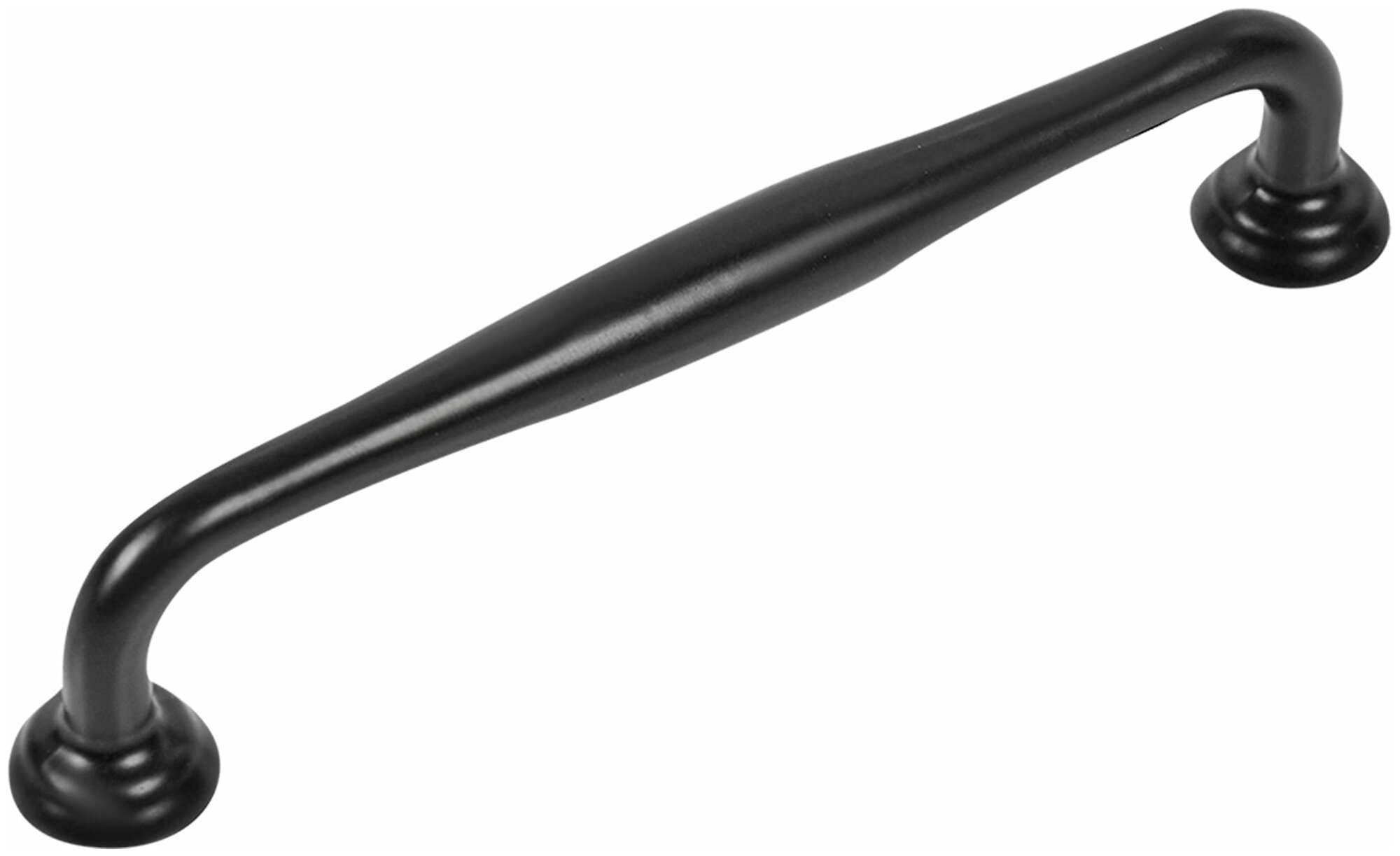 Ручка-скоба L4.007.128BL 128 мм цвет чёрный