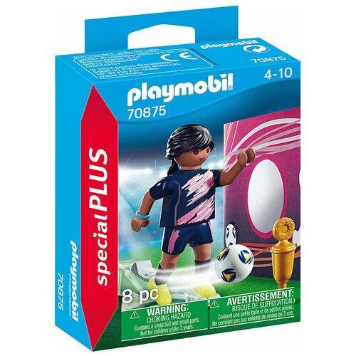 Конструктор Playmobil Футболист с воротами PM70875