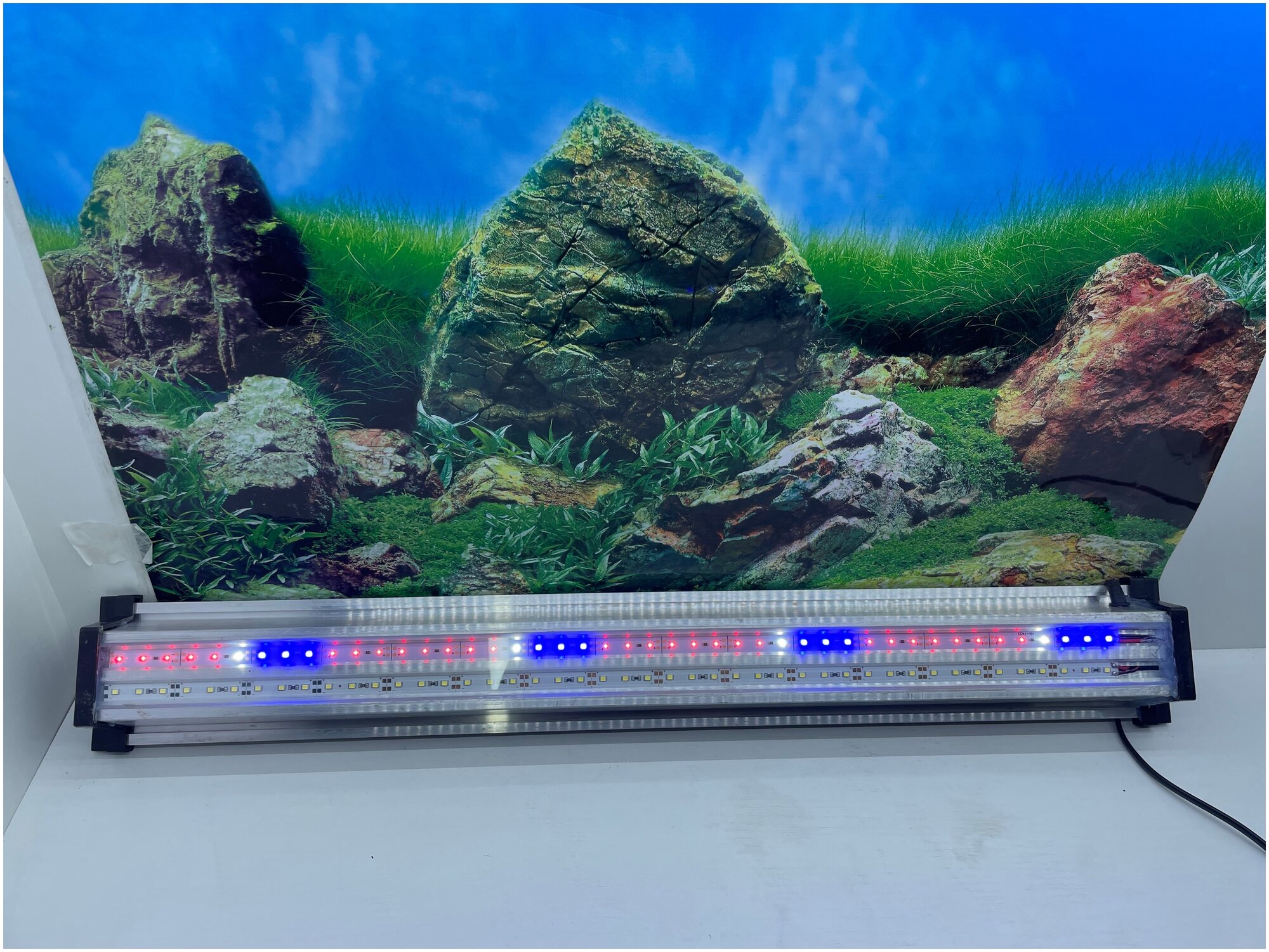 Светильник для аквариума ZelAqua LED белый+фито 900 мм