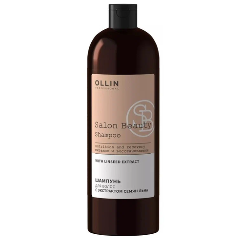 OLLIN PROFESSIONAL Шампунь для волос с экстрактом семян льна 1000 мл