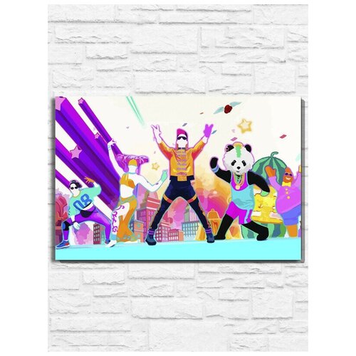 Картина по номерам на холсте игра Just Dance 2018 (PS, Xbox, PC, Switch) - 11144 Г 60x40 коврик для мыши с принтом игра just dance 2018 11144