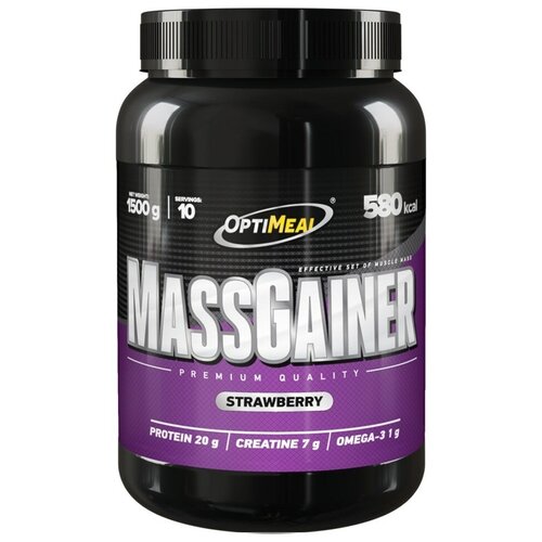 OptiMeal Mass Gainer (1,44 кг.) -Клубника