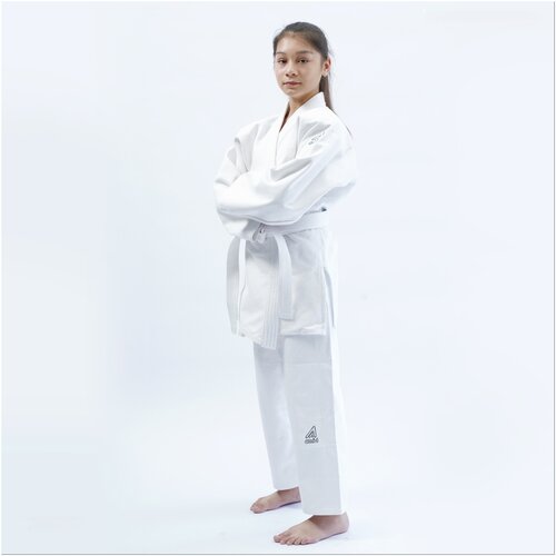фото Кимоно для дзюдо amid kadett, размер 110, белый