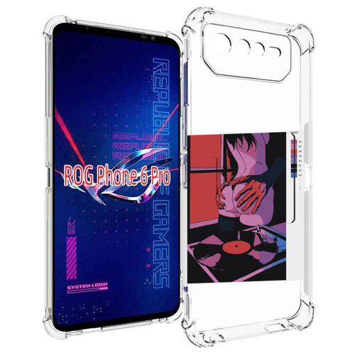 чехол mypads красивая девушка с бак банни женский для asus rog phone 6 задняя панель накладка бампер Чехол MyPads девушка красивая сзади женский для Asus ROG Phone 6 Pro задняя-панель-накладка-бампер