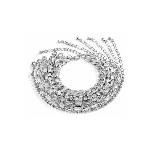 фото Набор браслетов grande stella под серебро